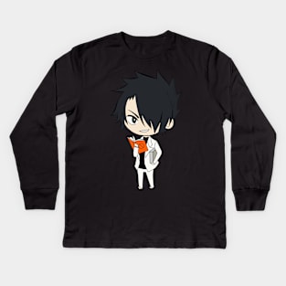 Promise Neverland ray Kids Long Sleeve T-Shirt